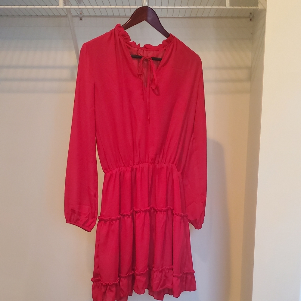 Red dress, M